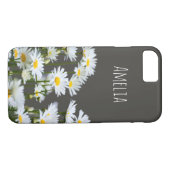 Daisies op Grey Case-Mate iPhone Case (Achterkant (Horizontaal))