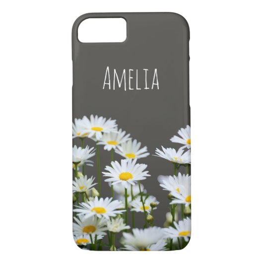 Daisies op Grey Case-Mate iPhone Case (Achterkant)