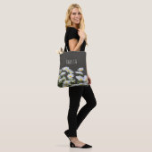 Daisies op Grey Tote Bag (Op model)