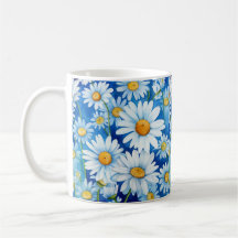 Daisies op het blauw