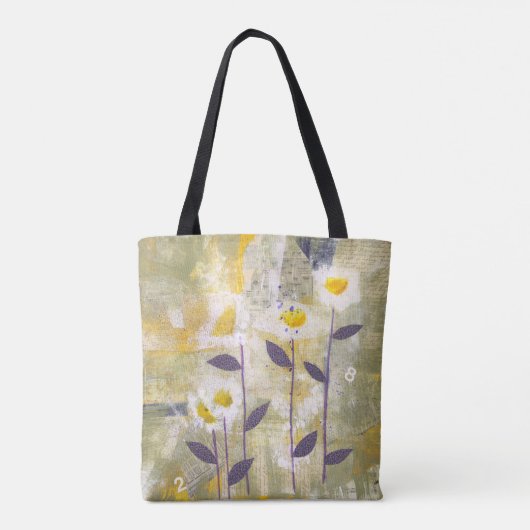 Daisies op Parade Canvas tas (Achterkant)