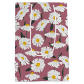 Daisies op roze medium cadeauzakje (Achterkant)