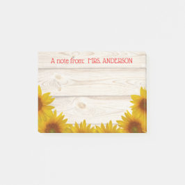 Daisies op Schip | Een nota van de leraar Post-it® Notes