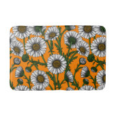 Daisies op sinaasappel badmat (Voorkant)