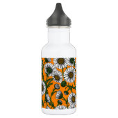 Daisies op sinaasappel waterfles  (Links)