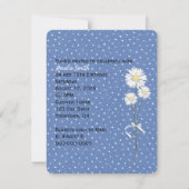 Daisies op stippen met witte pinnen verjaardagsuit kaart (Voorkant)