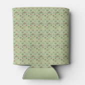 Daisies over Mint Groene Coördinaten Blikjeskoeler (Achterkant)