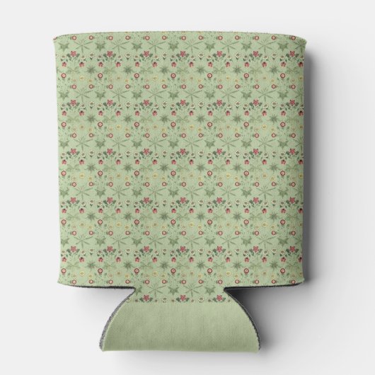 Daisies over Mint Groene Coördinaten Blikjeskoeler (Achterkant)