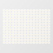 Daisies patroon raamsticker (Vel)