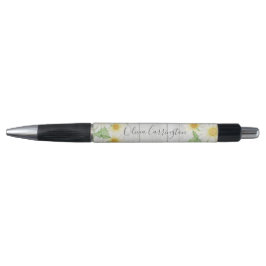 Daisies Personalized Rustic Pen