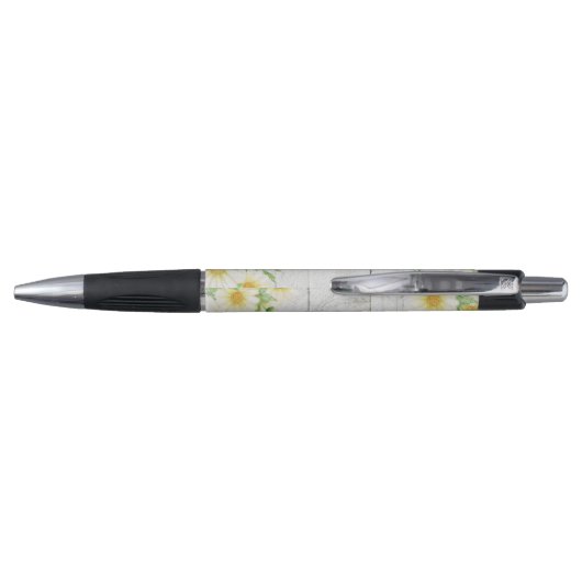 Daisies Personalized Rustic Pen (Achterkant)