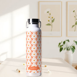 Daisies personalized Water Bottle for her Waterfles