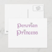 Daisies Peruvian Princess Briefkaart (Voorkant / Achterkant)