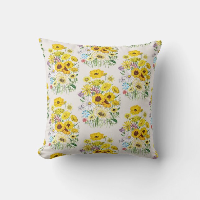 Daisies Pillow Kussen (Voorkant)