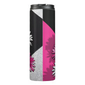 Daisies Pink and White Thermal Tumbler Thermosbeker (Achterkant)