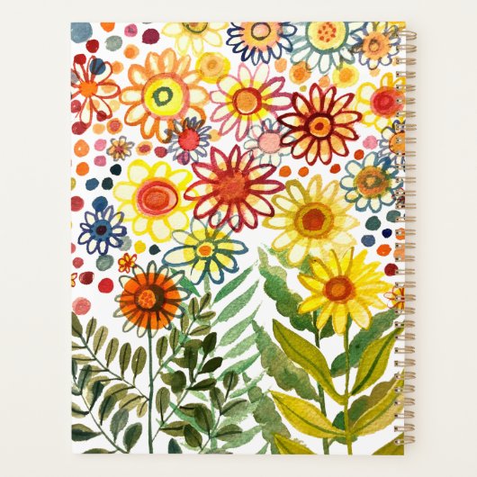 Daisies Planner (Achterkant)