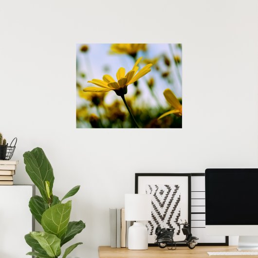 Daisies Poster (Thuiskantoor)