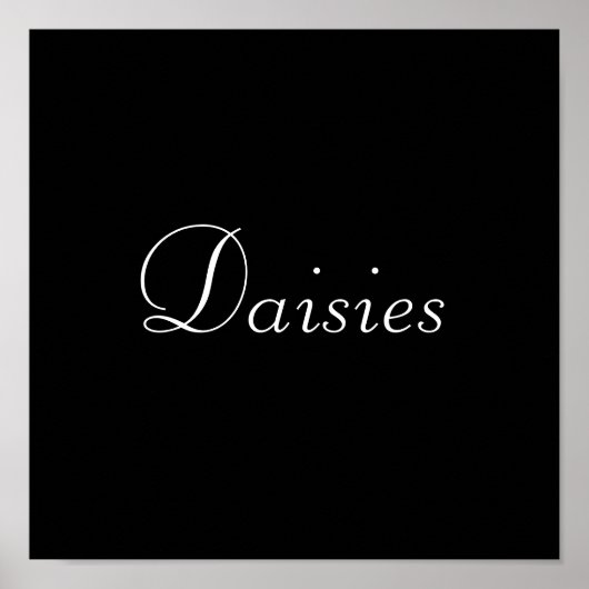 Daisies Poster (Voorkant)