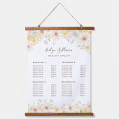 Daisies Price List Hanging Tapestry Hangend Wandkleed (Voorkant)