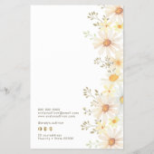 Daisies prijslijst flyer (Achterkant)