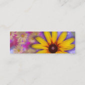 Daisies-profielkaart Mini Visitekaartje (Achterkant)