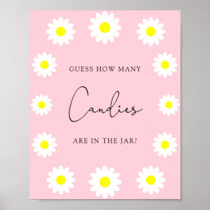 Daisies - Raad eens hoeveel snoepjes Poster