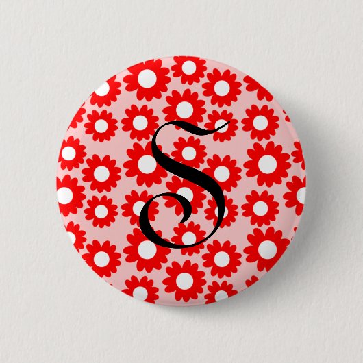 Daisies Ronde Button 5,7 Cm (Voorkant)