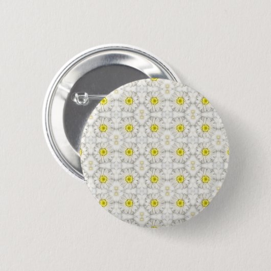 Daisies Ronde Button 5,7 Cm (Voorkant /achterkant)