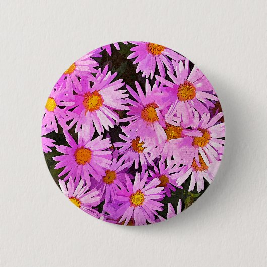 DAISIES RONDE BUTTON 5,7 CM (Voorkant)
