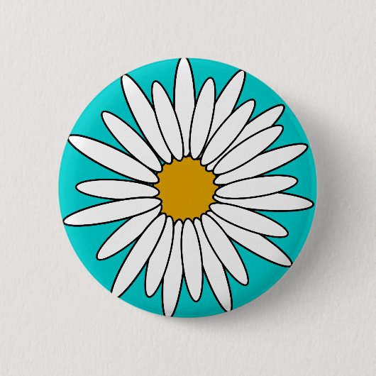 Daisies Ronde Button 5,7 Cm (Voorkant)