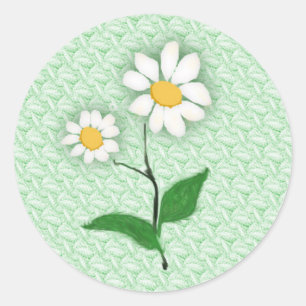 Daisies Ronde Sticker