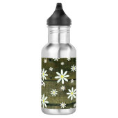 Daisies Rustic Barn Board Daisy Flower Waterfles (Rechts)