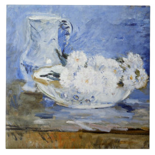 Daisies, schilderij van Berthe Morisot, Tegeltje