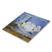 Daisies, schilderij van Berthe Morisot, Tegeltje (Zijkant)