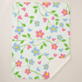 Daisies Sherpa Deken (Voorkant)