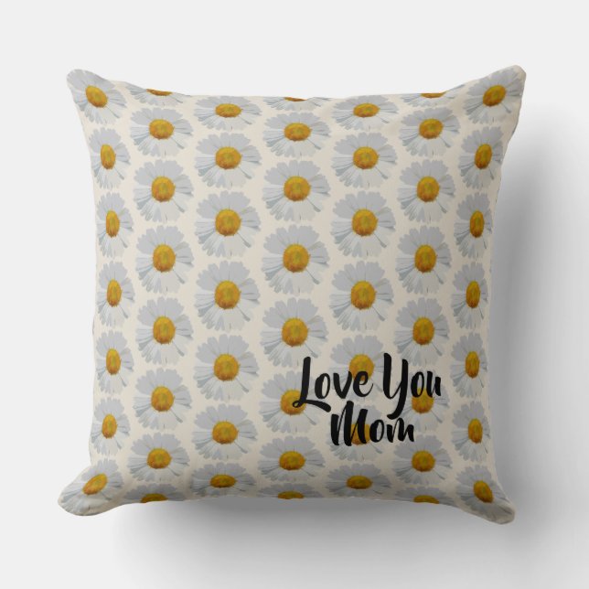 Daisies, Sierkussen van "Love You mama" (Voorkant)
