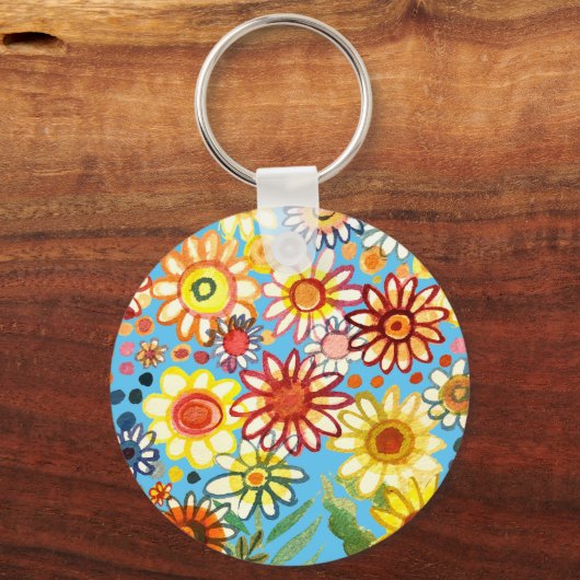 Daisies Sleutelhanger (Voorkant)