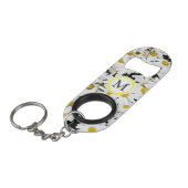 Daisies Sleutelhanger Flessenopener (Voorkant Gekanteld)