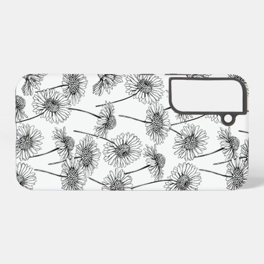 Daisies Soms Samsung Galaxy Hoesje (Achterkant horizontaal)