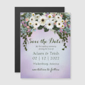 Daisies sparen de Magnetische Kaart van de Datum (Voorkant / Achterkant)