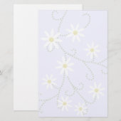 Daisies Stationery-Floral Briefpapier (Voorkant / Achterkant)