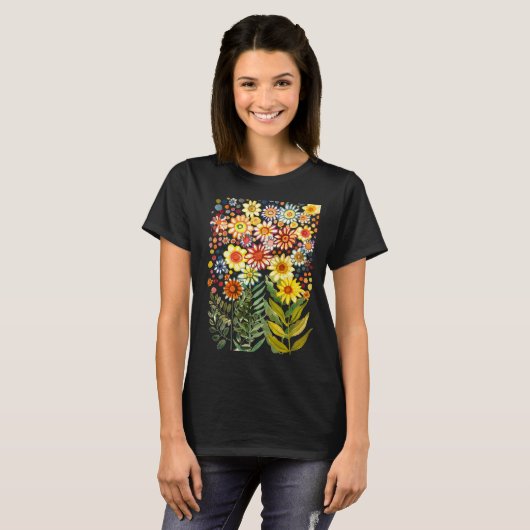 Daisies T-shirt (Voorkant volledig)