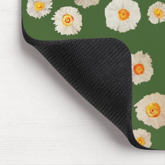 Daisies Tekening Mousepad, Daisy patroon Muismat (Hoek)