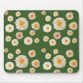 Daisies Tekening Mousepad, Daisy patroon Muismat (Voorkant)