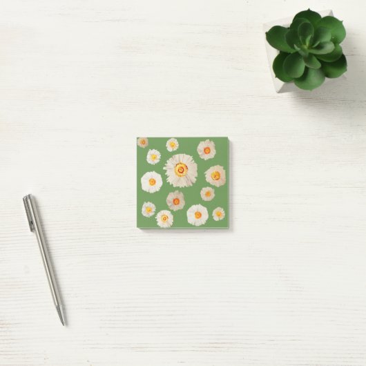 Daisies Tekening Post-it® notes, Dagelijks patroon Post-it® Notes (Kantoor)