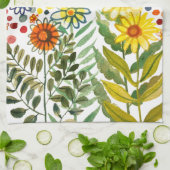 Daisies Theedoek (Gevouwen)