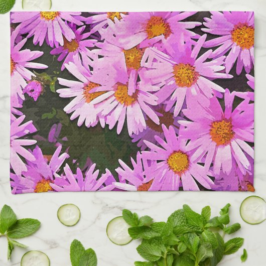 DAISIES THEEDOEK (Gevouwen)