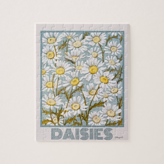 Daisies van L. Prang & co. Legpuzzel (Verticaal)