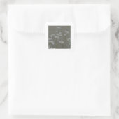 DAISIES VIERKANTE STICKER (Tas)