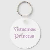 Daisies Vietnamese prinses Sleutelhanger (Voorkant)